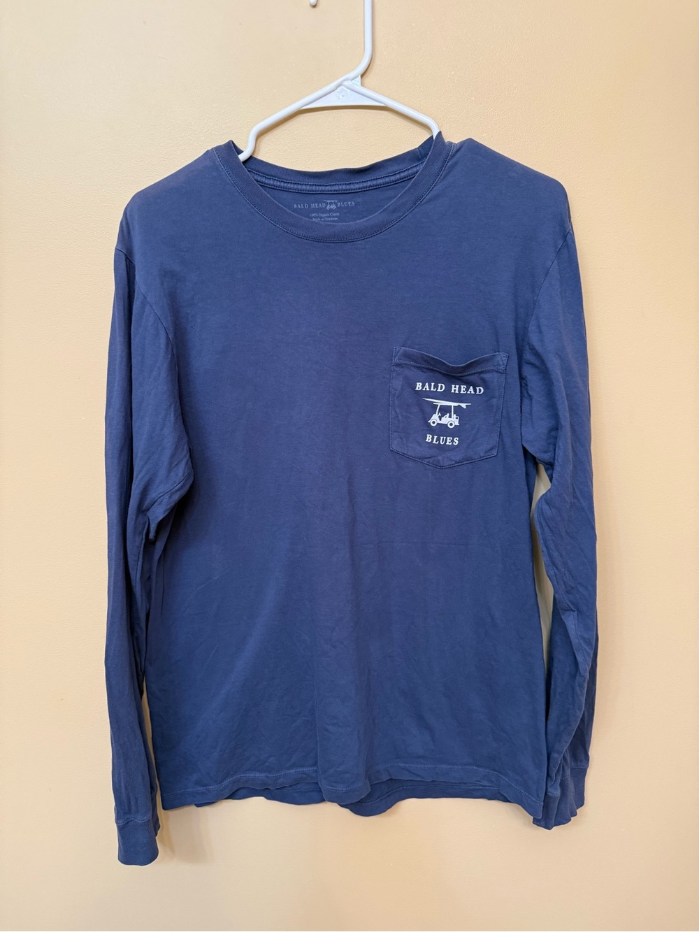 Bald Head Blues Navy Crewneck Tee - Small